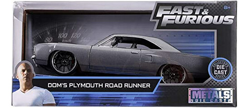 Fast & Furious 1:24 Dom's 1970 Plymouth Roadrunner Die-cast 