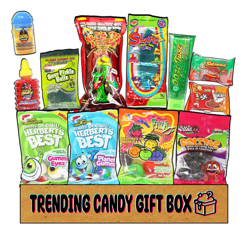 Salsa De Chamoy Variedades Caja De Regalo Tiktok Candy Con 1