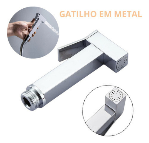 Ducha Chuveiro À Gas Solar Quadrado 20x20 Slim Inox Completo C/desviador Cor Cromado Raro Metais
