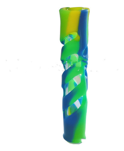 Tubo De Silicone Pequeno Azul Verde Com Opções Multicolorida