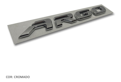 Emblema Cromado Tampa Traseira Fiat Argo Drive 2019 Original