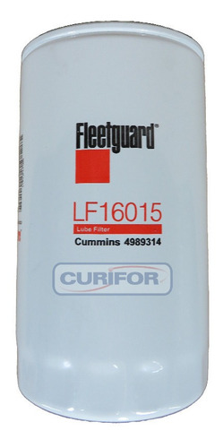 Filtro De Aceite Cummins Isb E 4989314 Fleetguard Lf16015