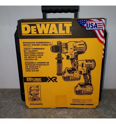 Set Taladro Percutor Dewalt XR + Atornillador de impacto Dewalt XR