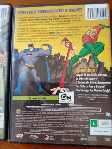 Dvd * Batman Os Bravos E Destemidos * Volumes 1 E 2 (Usado)