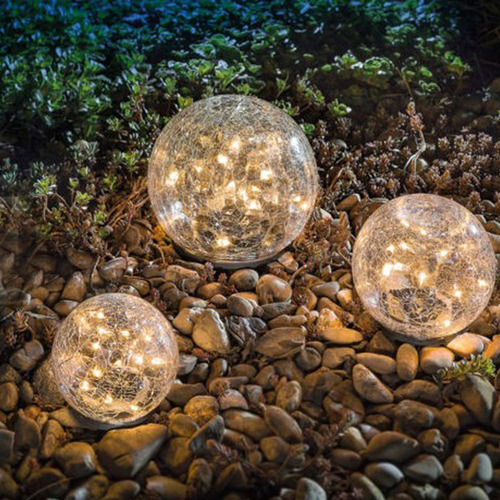 Luces Solares Del Jardín Lámpara Solar Del Césped De La Bola