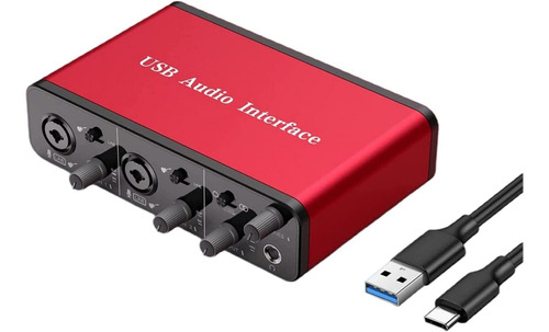 Interfaz De Audio Usb 2 En 2 Salidas Con Alimentación ...