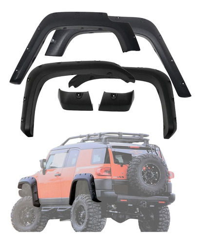 Kit Cantoneras Toyota Fj Crusier Con Remache 2007-2016