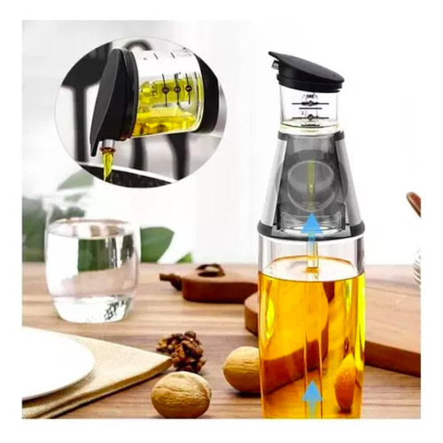 Dispensador Aceite Y Vinagre Aceiteras Cocina 500ml Medidor