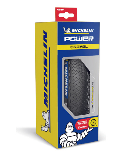Llanta Michelin 700x35c Power Gravel Negra Ruta Color Negro