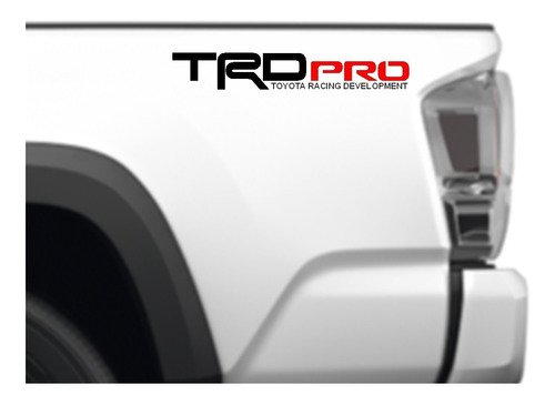 Sticker Toyota Trd Pro Para Laterales De Batea 