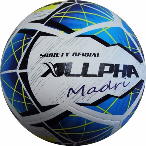 Balón de fútbol oficial de Society Alpha Madrid, termosellado