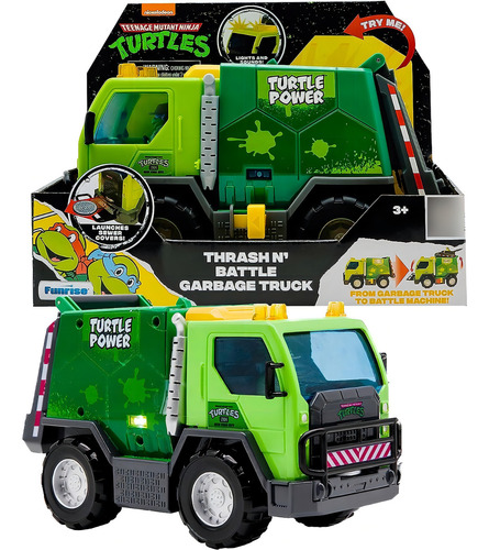 Camion De Basura Con Figura Luz Sonido Tortugas Ninja 71045