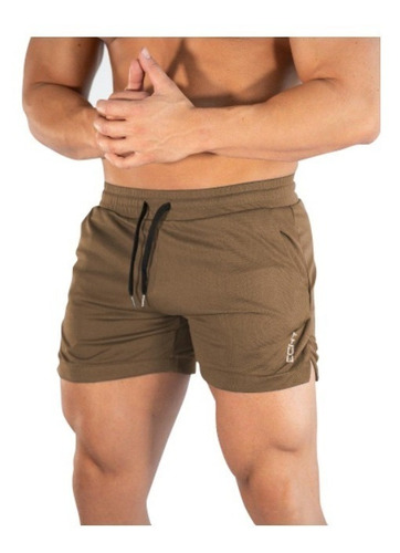 Imagen 4 de 10 de Short Deportivo Correr Playa Elastico Slim Fit Echt Xsh Diag