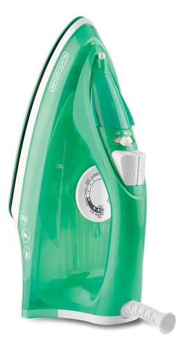 Plancha A Vapor De Ropa Black + Decker Trueglide Colors Irbd315 1200 Watts Con Suela Antiadherente