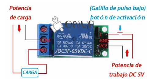 Modulo Relay 1 Canal 5v 10 Piezas