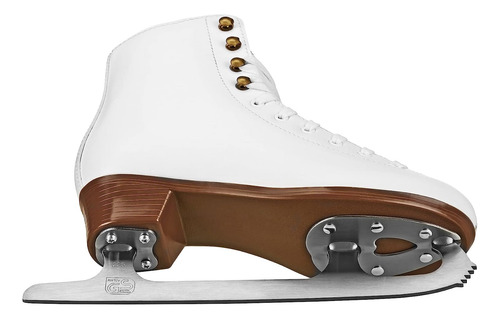 Cascade - Patín De Hielo Para Mujer, Color Blanco, Talla 6