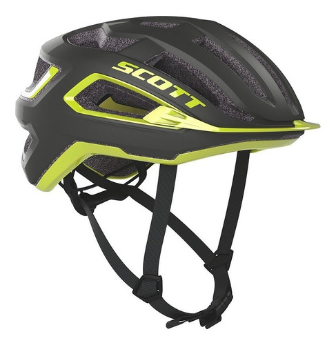 Casco Scott Arx Plus Color Gris/amarillo Talla M (55-59cm)