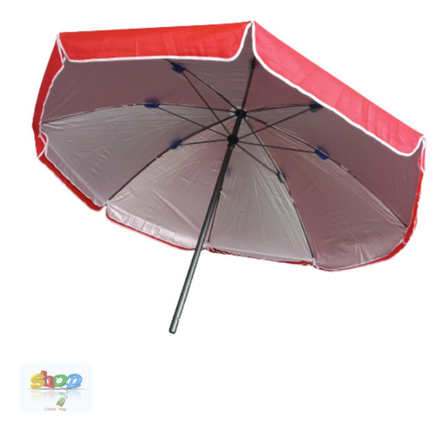 Parasol 3:20mts Alt Impermeable Doble Tela Doble Varilla 