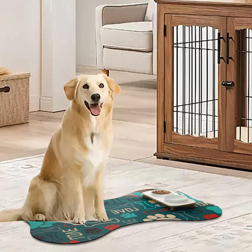 J Alfombrilla Absorbente For Alimentación De Mascotas,