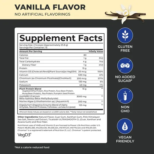 Powerlife Tony Horton High Impact Plant Protein Powder Con 3