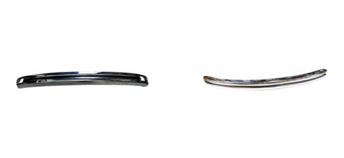 Imagen 1 de 8 de Kit Defensas Cromadas Delgadas Cadenza Vw Sedán Vocho