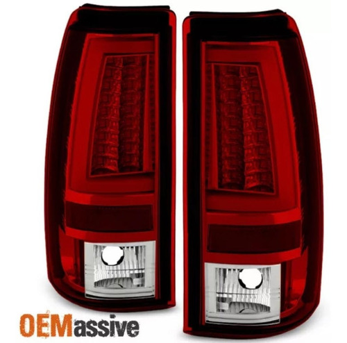 Set Calaveras Led Chevrolet Gmc Silverado Tahoe Sierra 99-06