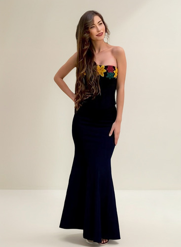 Corset Y Falda Lino-algodón Artesanal Mexicano / Mod. Vida
