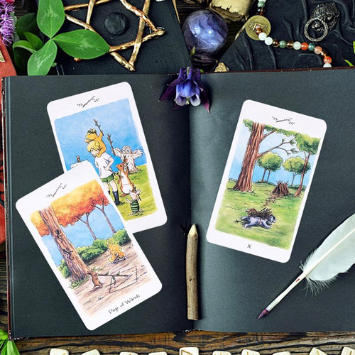 Juego De Cartas Oracle Card Tarot, 81 Piezas, Wisdom Of Qk