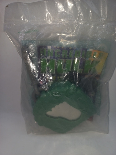 Imagen 2 de 2 de Figura Increible Hulk Huella Espejo Magic Burger King Mc