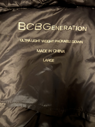 Chamarra Bcbg Generation Impermeable Ultralight (Usado)