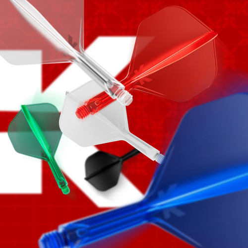 Target K-flex - Vuelos Y Ejes Integrados Para Dardos, Transp