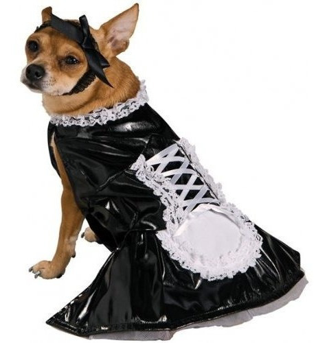 Disfraz De Halloween De Mascota De Mucama Francesa (x-small)