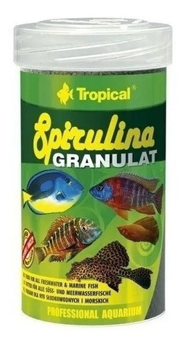 Tropical Alimento Peces Vegetal Spirulina Granulada 440g