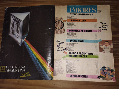 Revista Labores N° 48 Otoño Invierno '89. Abril. Sin Moldes (Usado)