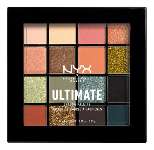 Paleta De Sombras Ojos Maquillaje Nyx Ultimate Utopia