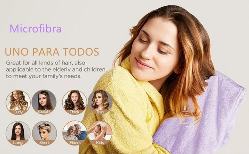 De Toallas De Microfibra De Rápido Secado Para Cabello 3much