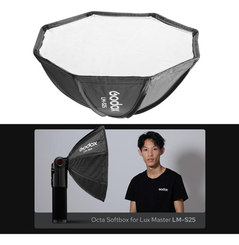 Mini Difusor Octagon Soft Light Box Compatível Com Lm-s25