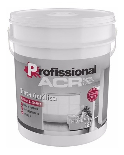 Pintura Interior Y Exterior Acr Profesional Renner 3,6 Lt.