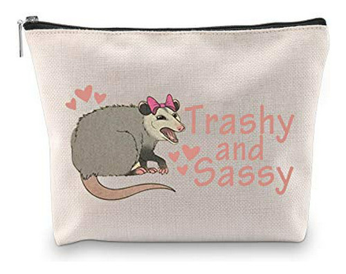 Cosmetiquera - Trashy And Sassy Opossum Funny Makeup Cosmeti