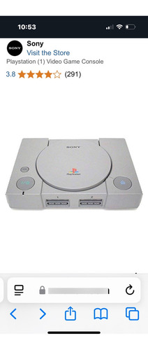 Playstation Video Game Consola Sony Gris (Usado)