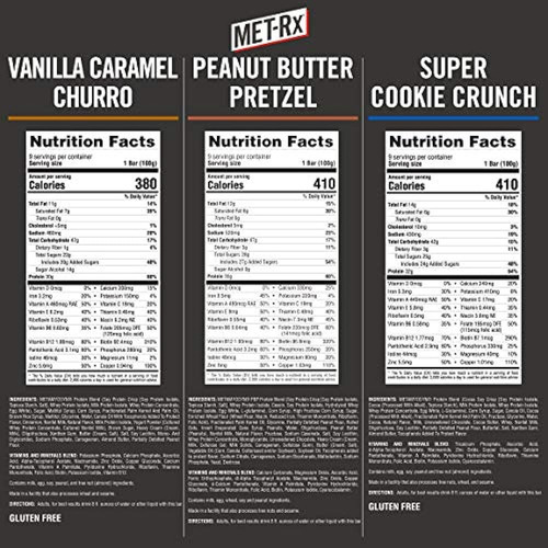 Met-rx Big 100 Colossal Protein Bars, Refrigerio De Reemplaz