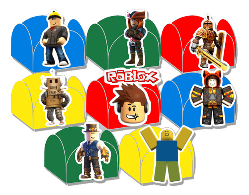 100 Forminhas 4 Pétalas Para Doces Festa Roblox
