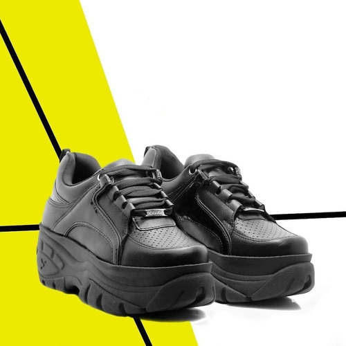 Zapatillas Zapas Sneakers Con Plataforma Cordones Savage