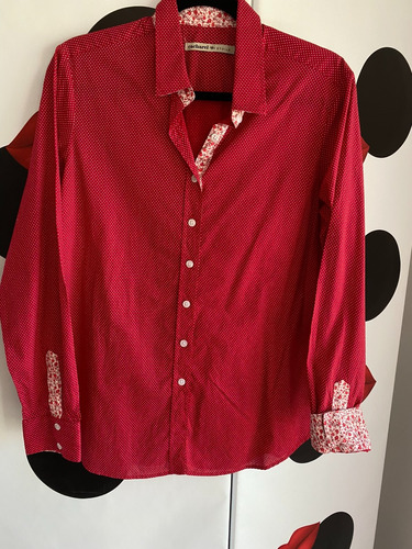 Camisa Importada De Algodon Cacharel  Talle Xl