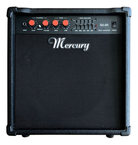 Amplificador Bajo Mercury Mba30 30w Negro Impecable