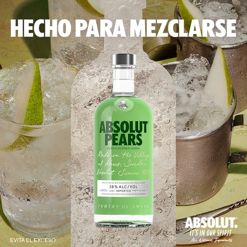 Vodka Absolut Pears 750ml