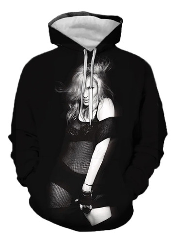 Sudadera De Manga Larga Con Estampado 3d De Madonna