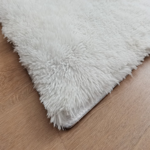 Alfombra Bajada De Cama Clems Shaggy 60x150 Crema 