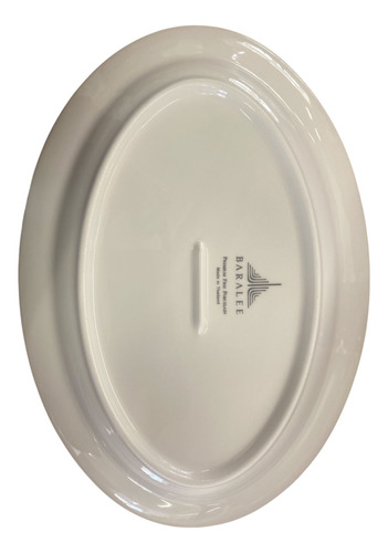 X 12 Plato Fuente Oval 24 Cm Porcelana Premium Baralee Wish