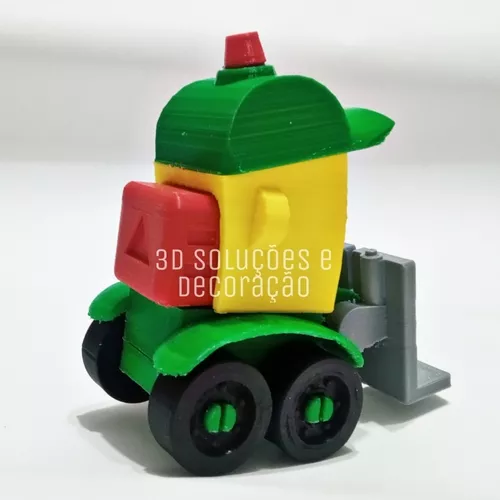 Scoopy personagem Léo o Caminhao brinquedo impressão 3D